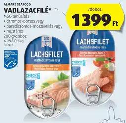 ALDI Almare Seafood vadlazacfilé ajánlat