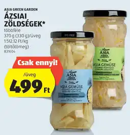 ALDI Asia Green Garden ázsiai zöldségek ajánlat