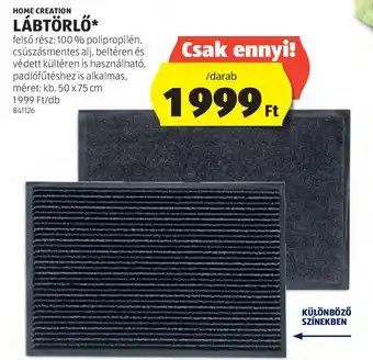 ALDI Home creation Lábtörlő ajánlat