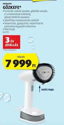ALDI Ambiano Gőzkefe ajánlat