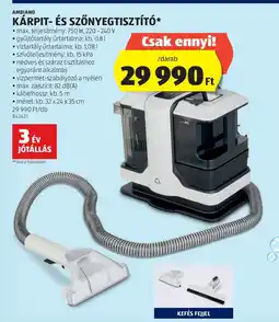 Ambiano Kárpit- és szőnyegtisztító