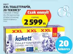 ALDI Kokett XXL toalettpapír, ajánlat