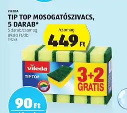 ALDI Vileda Tip top mosogatószivacs, ajánlat