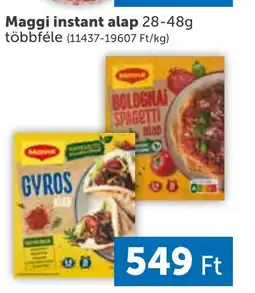 PRIVÁT Maggi instant alap ajánlat