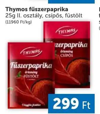 PRIVÁT Thymos fűszerpaprika ajánlat