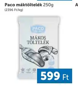 PRIVÁT Paco máktöltelék ajánlat