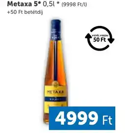 PRIVÁT Metaxa 5 ajánlat