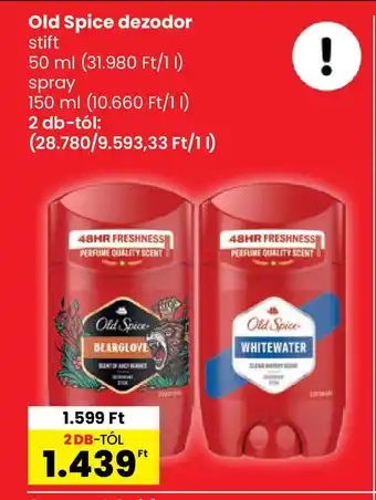 Spar Old Spice dezodor stift ajánlat