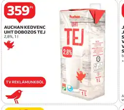 Auchan Auchan Kedvenc UHT Dobozos Tej ajánlat