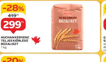 Auchan Auchan Kedvenc Teljes Kiőrlésű Búzaliszt ajánlat