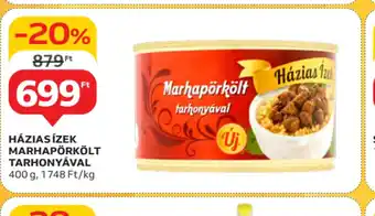 Auchan Házias Ízek Marhapörkölt Tarhonyával ajánlat