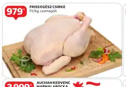 Auchan Friss egész csirke ajánlat