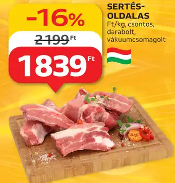 Auchan Sertés-oldalas ajánlat