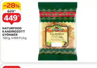 Auchan Naturfood Kandírozott Gyömbér ajánlat