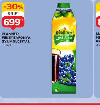 Auchan Pfannner Feketeáfonya Gyümölcsital ajánlat