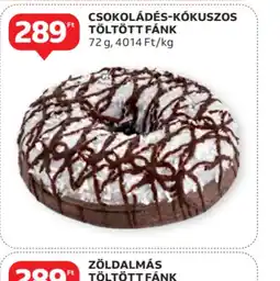 Auchan Csokis-kkuszos töltött fánk ajánlat