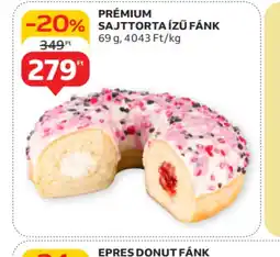 Auchan Prémium Sajttortaízű Fánk ajánlat