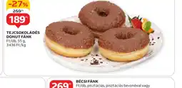 Auchan Tejcsokoládés Donut Fánk ajánlat