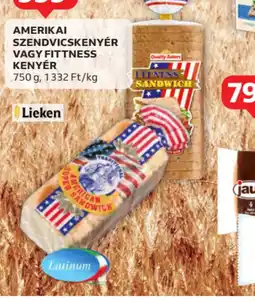 Auchan Amerikai szendvicskenyér vagy fitness kenyér ajánlat