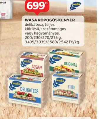 Auchan Wasa Ropogs Kenyér ajánlat