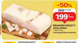 Auchan Régimdi szott szalonna ajánlat