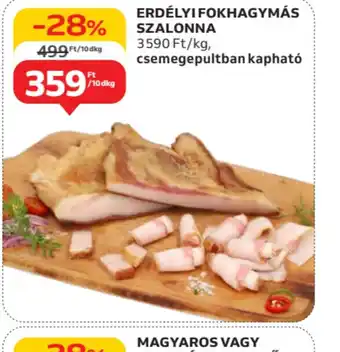 Auchan Erdélyi fokhagymás szalonna ajánlat