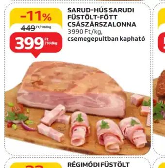 Auchan Sarud-hús Sarudi füstölt-főtt császárszalonna ajánlat