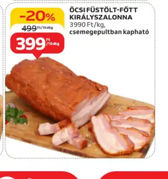 Auchan cskí füstölt-főtt Királyszalonna ajánlat