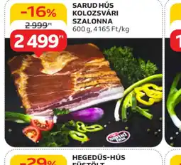 Auchan Sarud Hús Kolozsvári Szalonna ajánlat