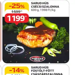 Auchan Sarud Hús Csemegeszalonna ajánlat