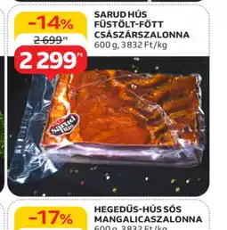 Auchan Sarud Hús Füstölt-Főtt Császárszalonna ajánlat