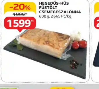 Auchan Hegedűs-hús füstölt csemegeszalonna ajánlat