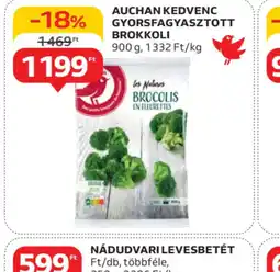 Auchan Auchan Kedvenc Gyorsfagyasztott Brokkoli ajánlat