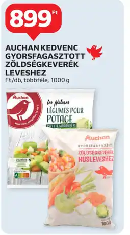 Auchan Auchan Kedvenc Gyorsfagyasztott Zöldségkeverék leveshez ajánlat