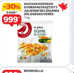 Auchan Auchan Kedvenc Gyorsfagyasztott Julienne de Légumes Zöldségkeverék ajánlat