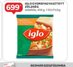 Auchan Iglo Gyorsfagyasztott Zöldség ajánlat