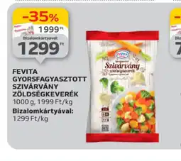 Auchan Fevita Gyorsfagyasztott Szivárvány Zöldségkeverék ajánlat