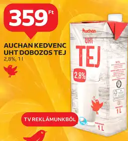 Auchan Auchan Kedvenc UHT Dobozos Tej ajánlat