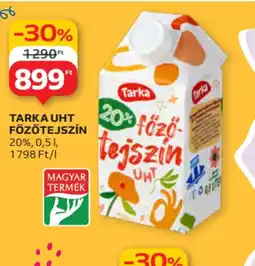 Auchan Tarka UHT Főzőtejszín ajánlat