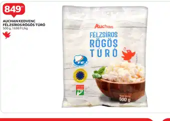 Auchan Auchan Kedvenc Félzsíros Rögös Túr ajánlat