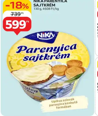 Auchan Nika Parenjica Sajtkrém ajánlat