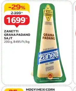 Auchan Zanetti Grana Padano sajt ajánlat