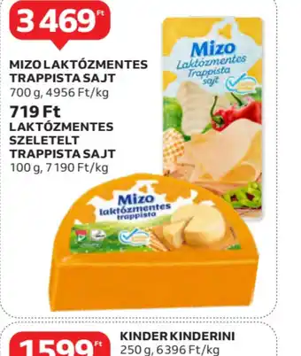 Auchan Mizo laktzmentes trappista sajt ajánlat