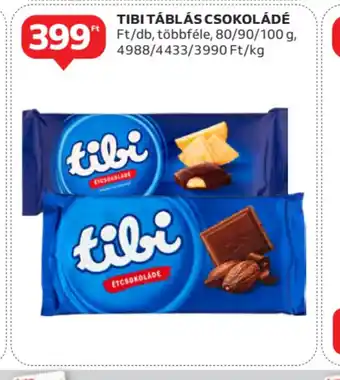 Auchan Tibi Táblás Csokoládé ajánlat