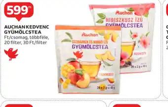 Auchan Auchan Kedvenc Gyümölcstea ajánlat