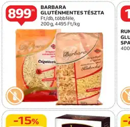 Auchan Barbara Gluténmentes Tészta ajánlat