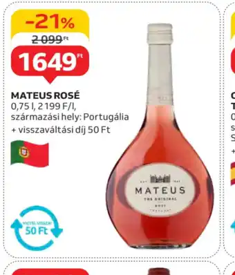 Auchan Mateus Rosé ajánlat