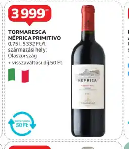 Auchan Tormaresca Néprica Primitivo ajánlat