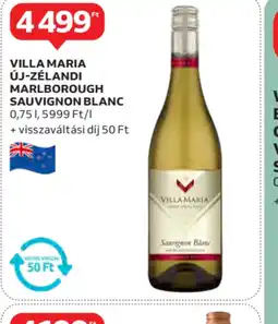 Auchan Villa Maria Új-Zélandi Marlborough Sauvignon Blanc ajánlat