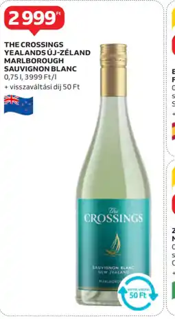 Auchan The Crossings Yealands Új-Zéland Marlborough Sauvignon Blanc ajánlat